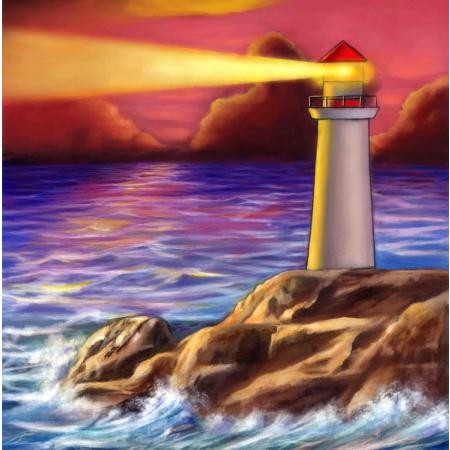Crystal Card Kit | Diamond painting Lighthouse
